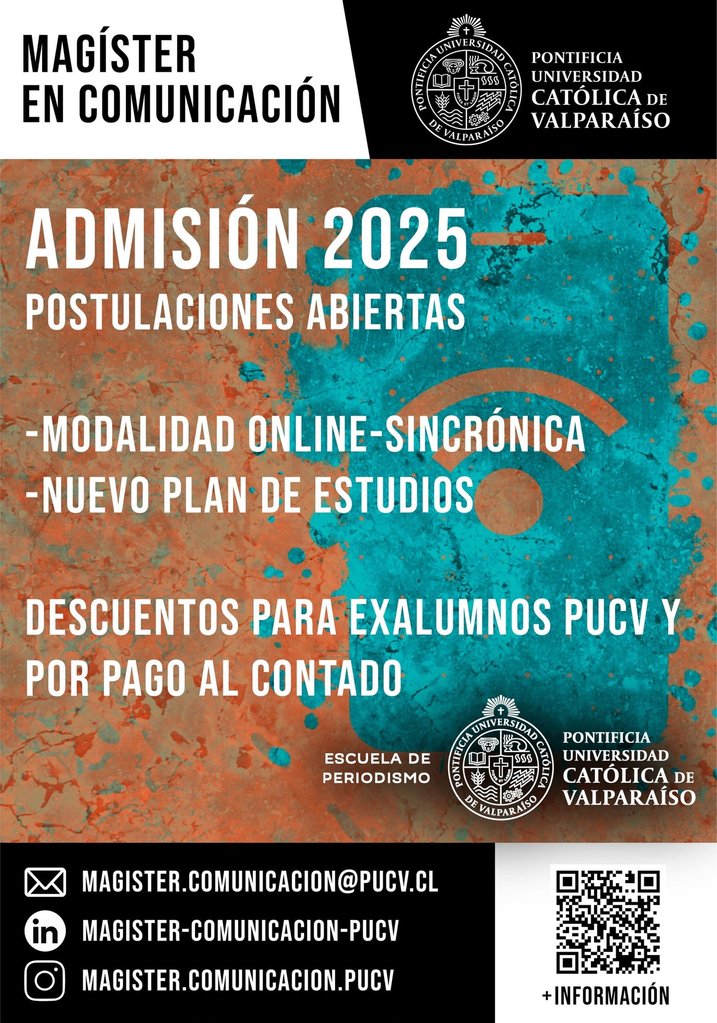 Magíster en Comunicación PUCV comenzó su proceso de admisión 2025