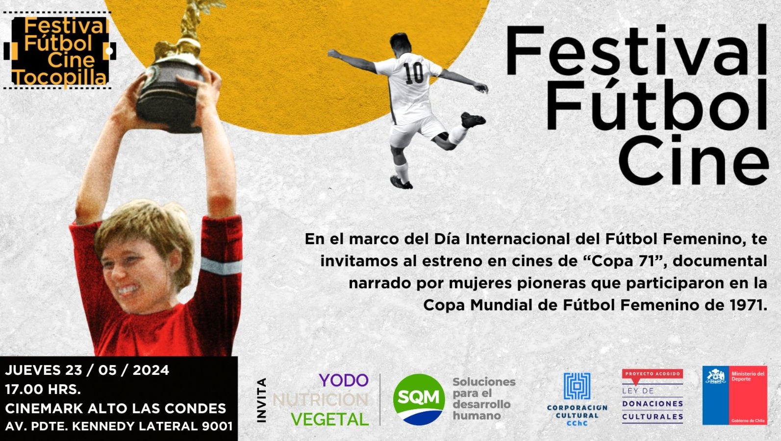Profesor Cristián Arcos lanzó Festival Fútbol Cine Tocopilla 2024 para estudiantes de Periodismo PUCV