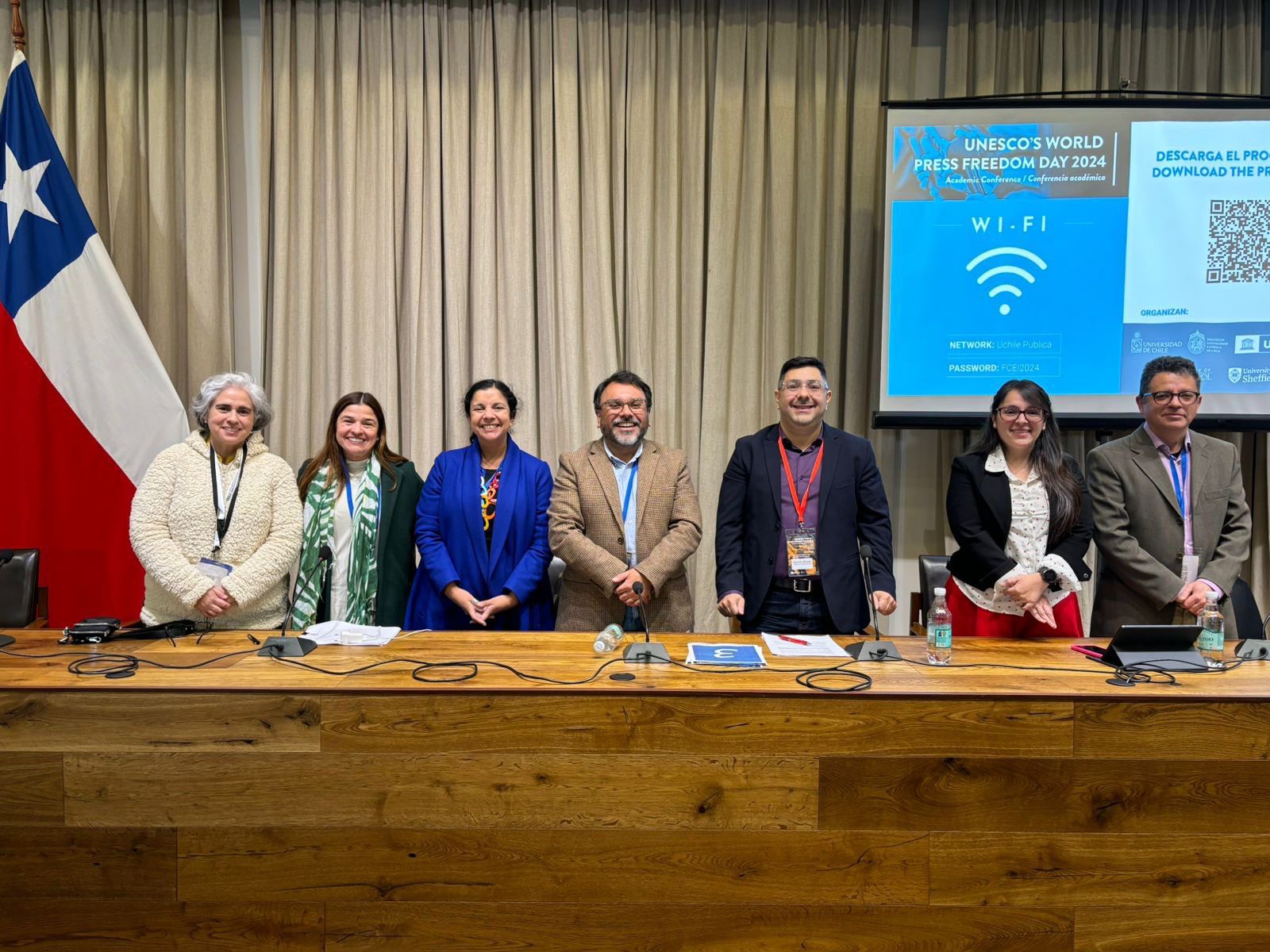 Docentes de la Escuela de Periodismo participaron en conferencia de la UNESCO por el Día Internacional de la Libertad de Prensa