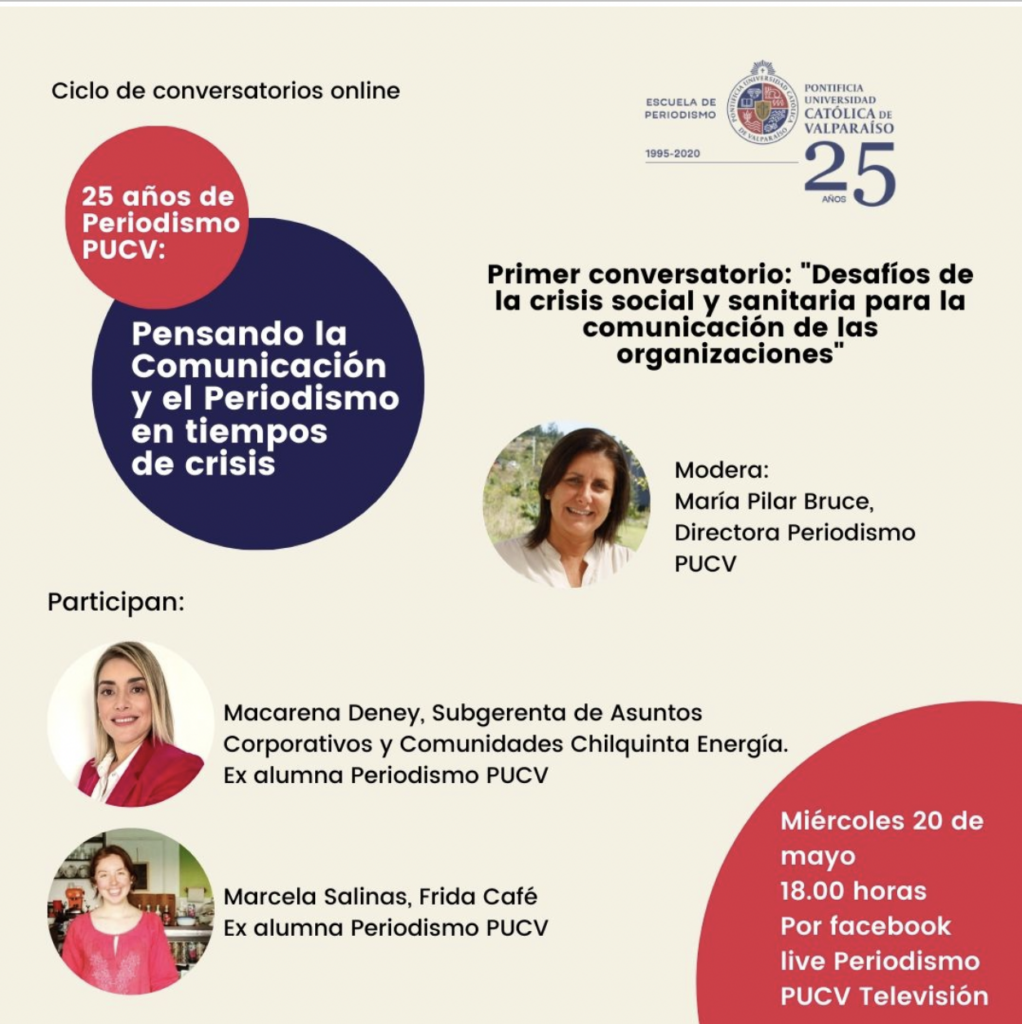 image-5 Periodismo PUCV celebra 25 años de trayectoria con ciclo de conversatorios online